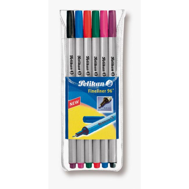 Sada linerů Pelikan Fineliner 96-0,4/6S