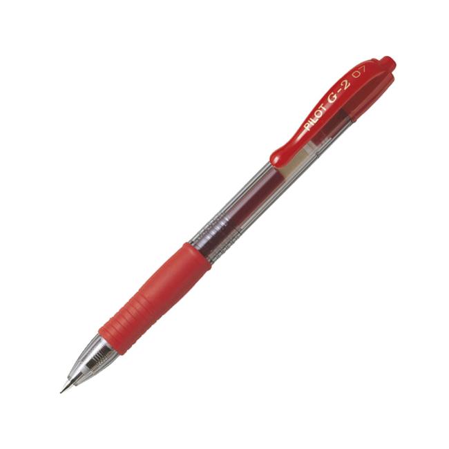 [PI026572] Roller gelový PILOT G-2 0,7 mm červený