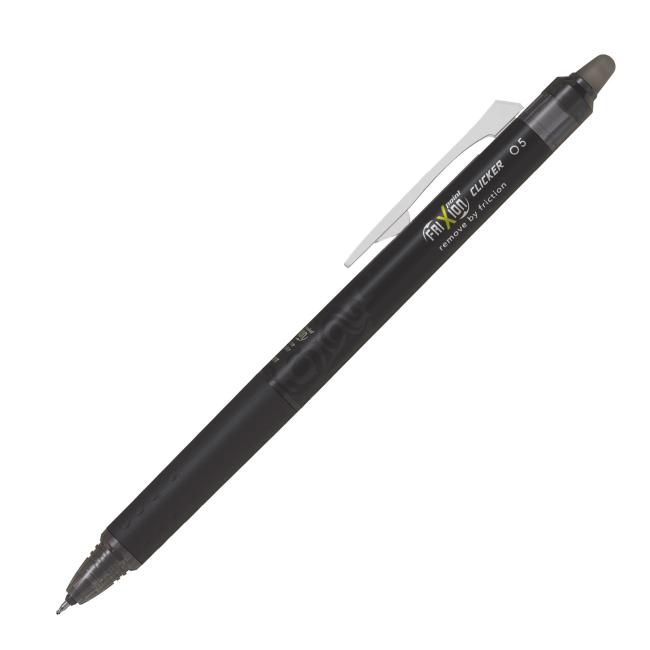 [PI205851] Roller gumovací PILOT Frixion clicker R, 0,5 mm černá
