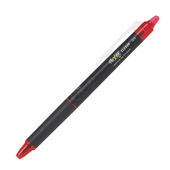 [PI205852] Roller gumovací PILOT Frixion clicker R, 0,5 mm červená