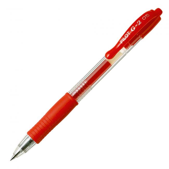 [PI260502] Roller gelový PILOT G-2 05 červený