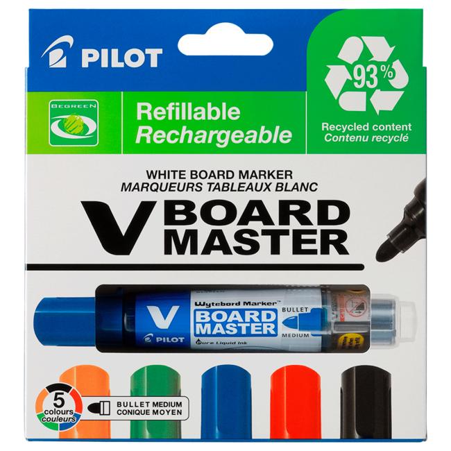 Sada popisovačů na tabule PILOT V-Board master 5S
