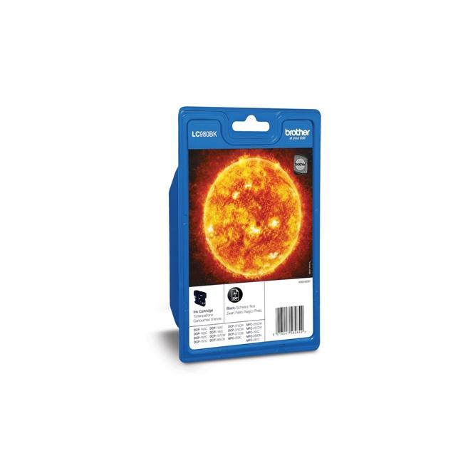 Inkoustová náplň Brother LC-980 pro DCP-145C/165C black (350 str.)