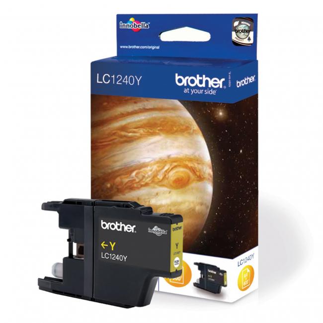 Inkoustová náplň Brother LC-1240 pro DCP-J925DW/ MFC-J6510DW/J6910DW yellow (600 str.)