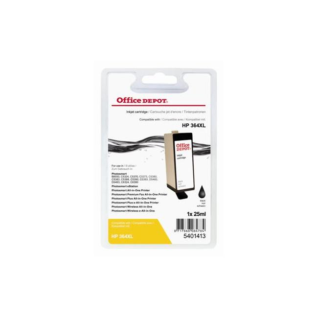 Alternativní inkoust Ecodata pro HP CB321EE, No.364 black XL s čipem