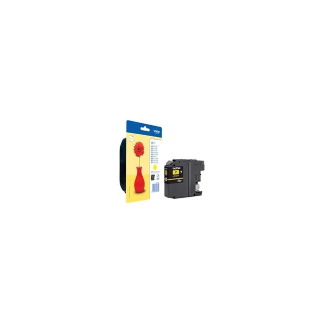 Inkoustová náplň Brother LC-121 pro DCP-J132W/J152W/J552DW/ MFC-J470DW yellow (300 str.)