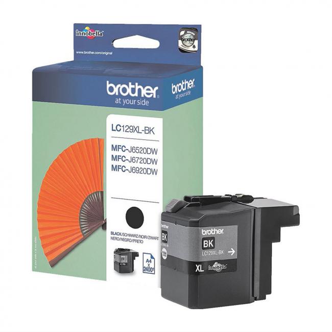 Inkoustová náplň Brother LC-129XL pro MFC-J6520DW/J6920DW black (2.400 str.)