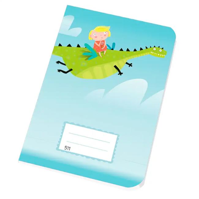 Sešit 511, A5, 10 listů, linkovaný