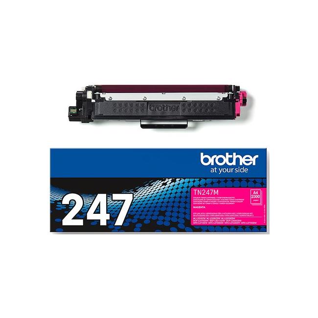 Toner Brother TN-247 pro HL-L3210CW/L3270CDW, DCP-L3510CDW/L3550CDW magenta (2.300 str.)