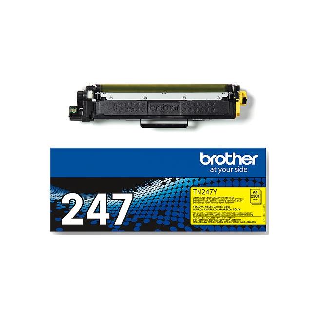 Toner Brother TN-247 pro HL-L3210CW/L3270CDW, DCP-L3510CDW/L3550CDW yellow (2.300 str.)