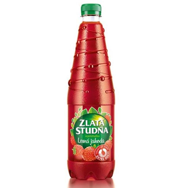 Sirup ZLATÁ STUDNA s příchutí lesní jahoda 0,7 ℓ