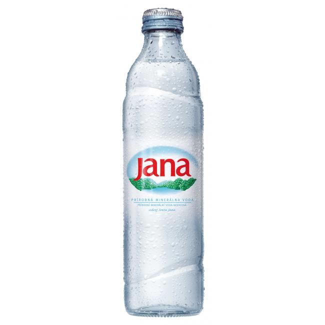 Minerální voda přírodní Jana nesycená 24 x 0,33 ℓ NEVRATNÉ SKLO