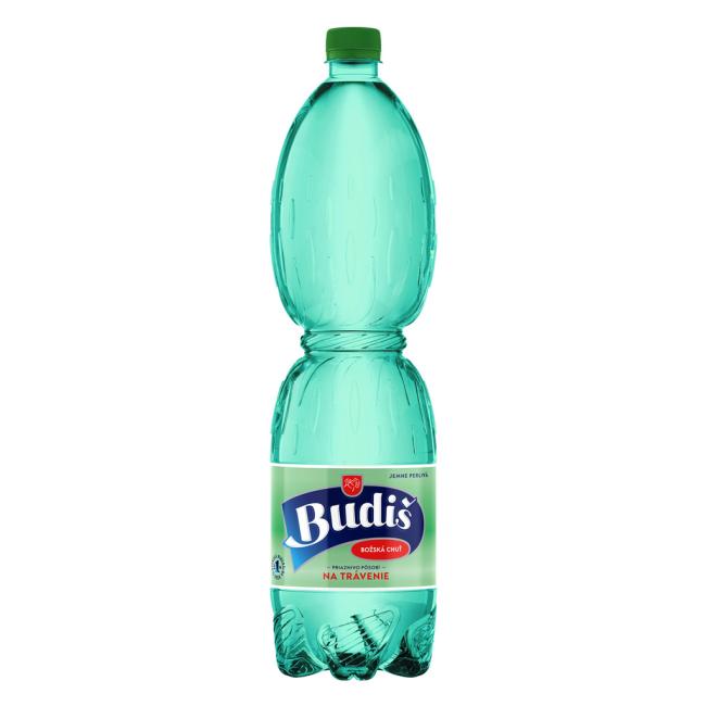 Minerální voda Budiš jemně perlivá 6 x 1,5 ℓ
