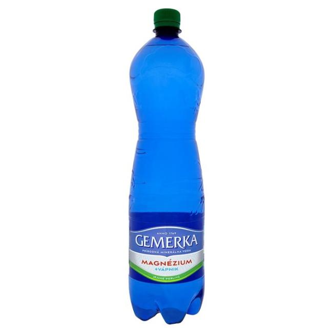Minerální voda GEMERKA Magnesium a Kalcium jemně perlivá 6 x 1,5 ℓ