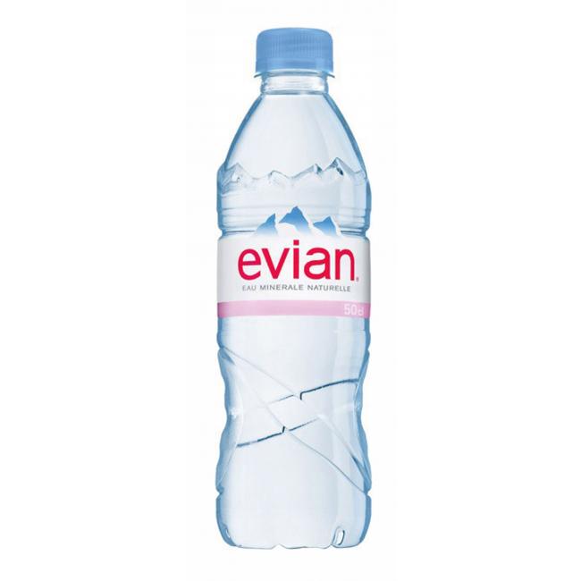 Minerální voda Evian 24 x 0,5 ℓ PET