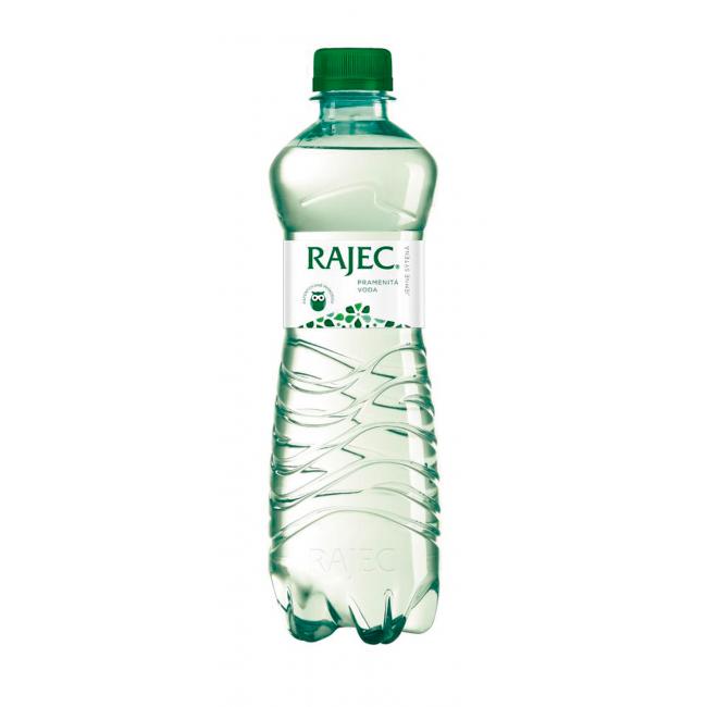 Pramenitá voda Rajec jemně sycená 12 x 0,5 ℓ