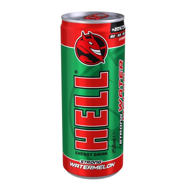 [PT101205] Energetický nápoj Hell Strong Watermelon 250ml