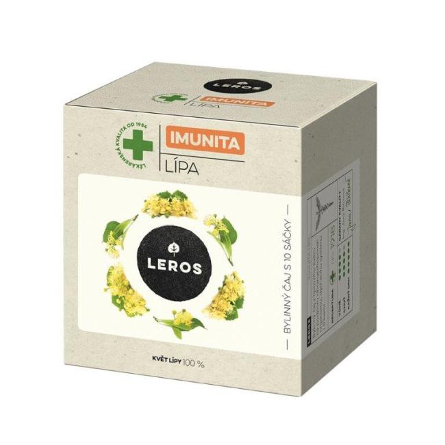 Čaj LEROS bylinný Natur Imunita lípa HB 10 x 1,5 g