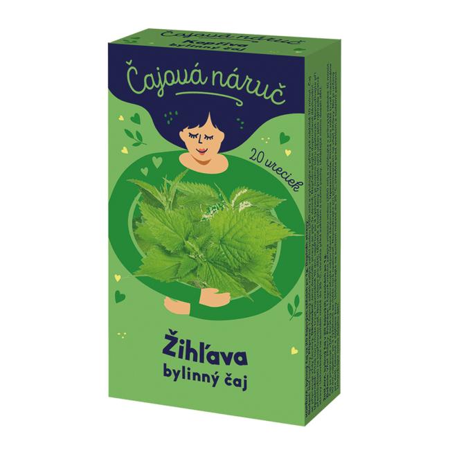 Čaj LEROS bylinný Čajová náruč kopřiva 20 x 1 g