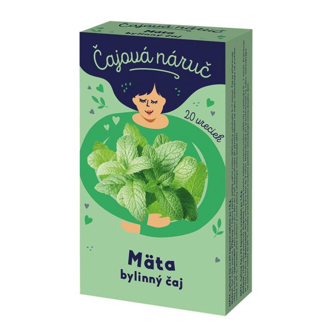 Čaj LEROS bylinný Čajová náruč máta peprná 20 x 1 g