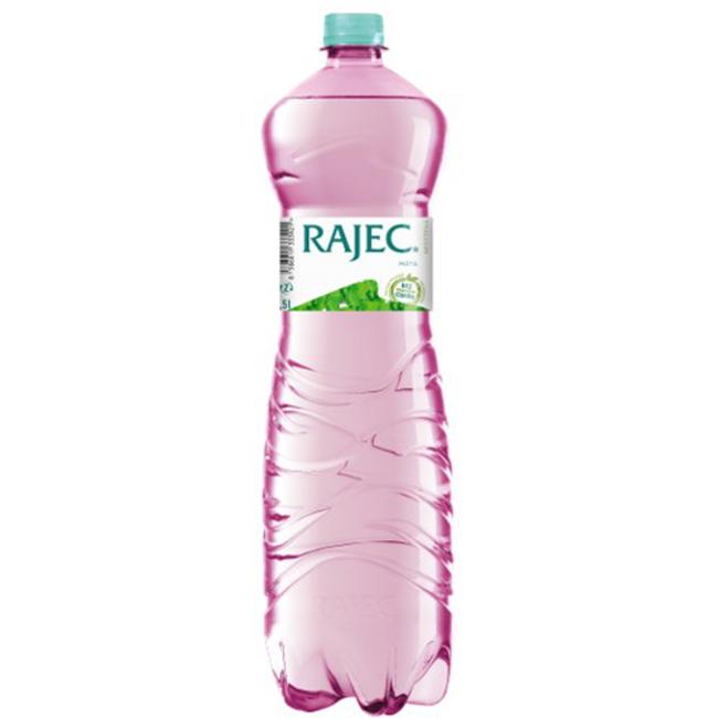 Pramenitá voda Rajec ochucená - máta nesycená 6 x 1,5 ℓ