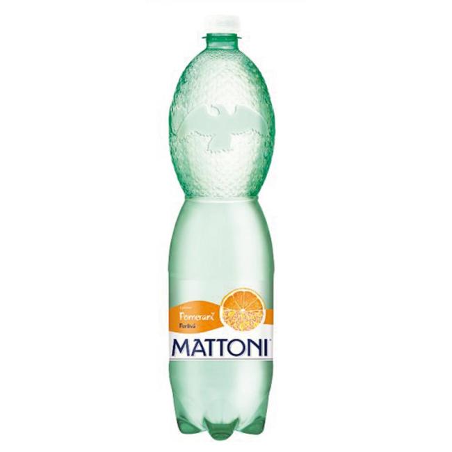 Minerální voda MATTONI ochucená - pomeranč sycená 6 x 1,5 ℓ