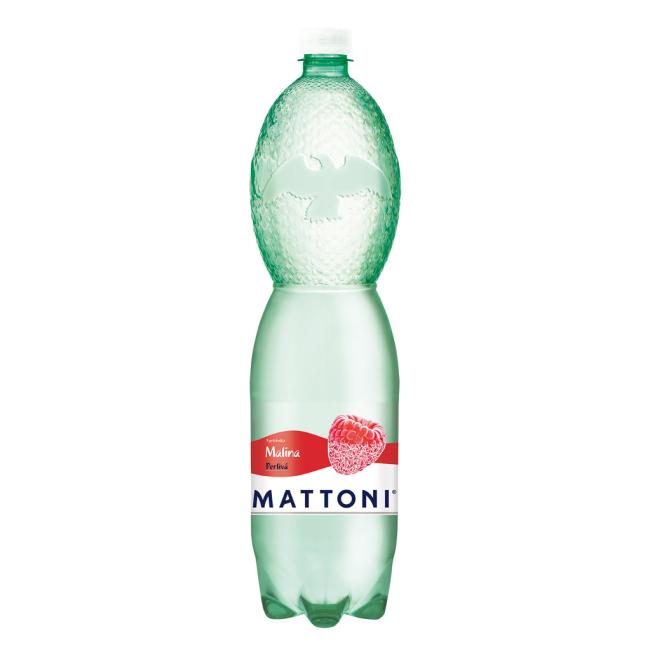 Minerální voda MATTONI ochucená - malina sycená 6 x 1,5 ℓ