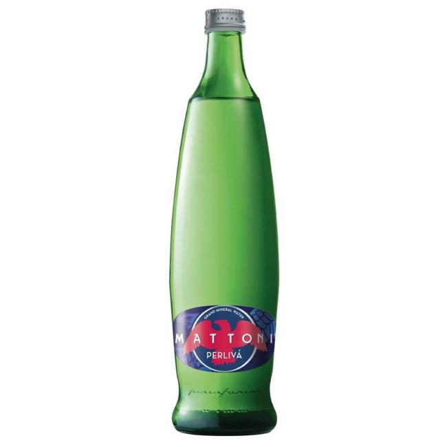 Minerální voda MATTONI Grand perlivá, 12 x 0,75 ℓ VRÁTNÉ SKLO