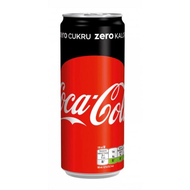 [PT200034] Coca Cola Zero plechovka 24 x 0,33 ℓ