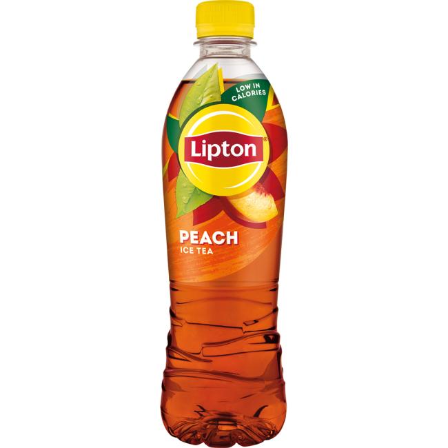 Černý ledový čaj Lipton broskev 12 x 0,5 ℓ