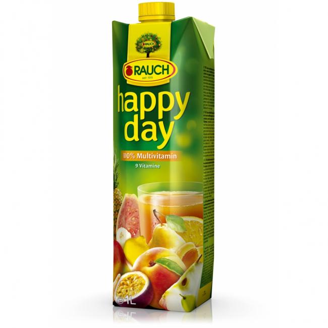 Džus Happy Day Multivitamin 100% 1 ℓ