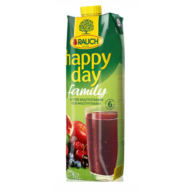 Džus Happy Day Family Multivitamin red fruit 1 ℓ
