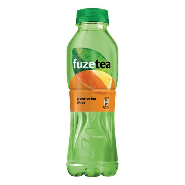 Zelený ledový čaj FUZETEA Citrus 12 x 0,5 ℓ