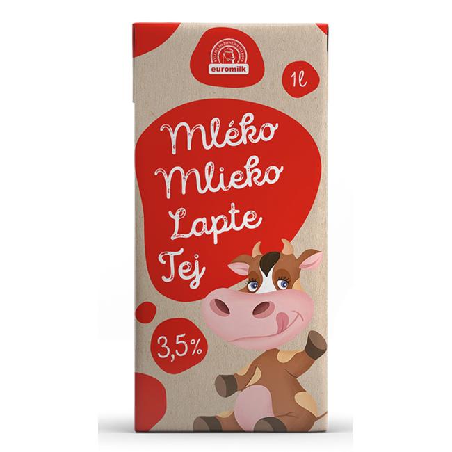 [PT421031] Trvanlivé mléko Euromilk plnotučné 3,5% 1 ℓ