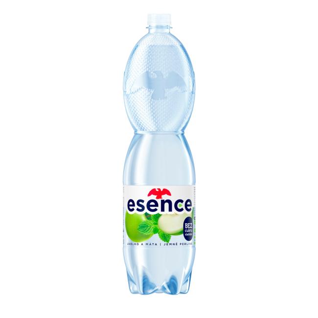 Minerální voda MATTONI ESENCE jemně perlivá Jablko a máta 6 x 1,5 ℓ