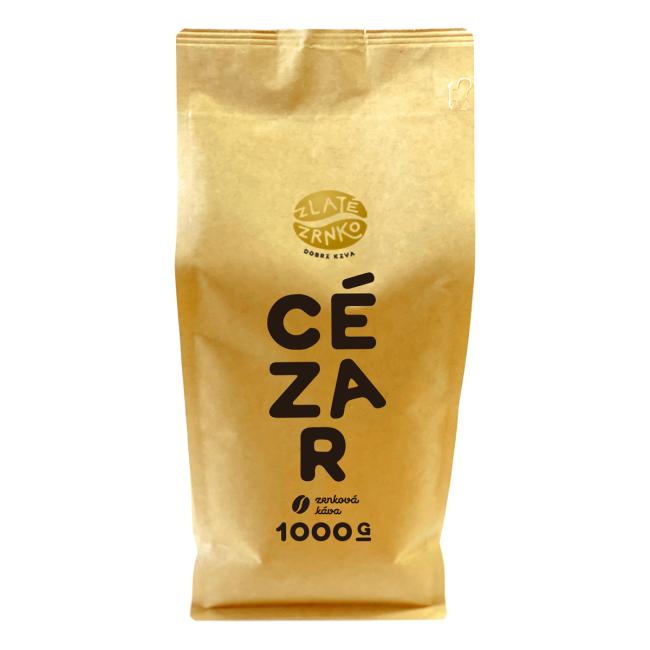 [PT469775] Káva zrnková Zlaté Zrnko Cézar 75% arabica a 25% robusta 1kg