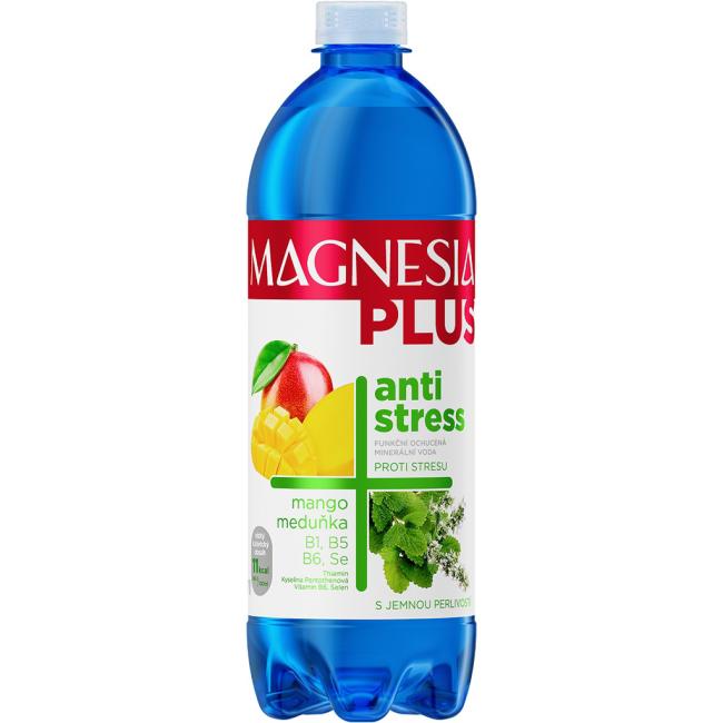 Minerální voda MAGNESIA Plus Antistress mango, meduňka 6 x 0,7 ℓ