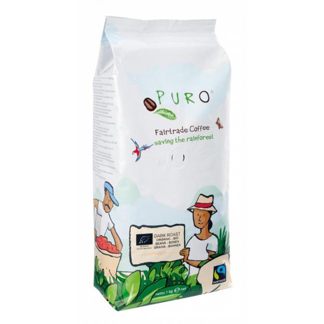 [PT501042] Káva Fairtrade Puro Dark roast zrnková 1 kg