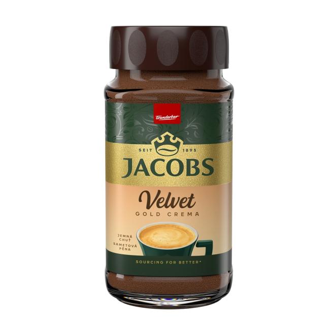 Káva Jacobs Velvet Gold Crema instantní 180g