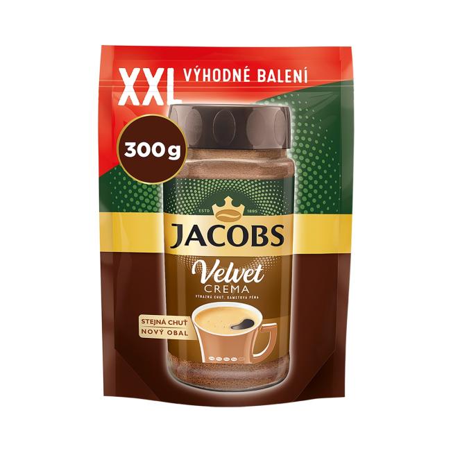 Káva Jacobs Velvet Crema XXL instantní 300g