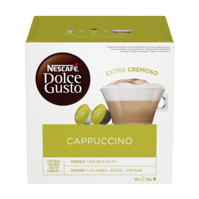 Kávové kapsle DOLCE GUSTO Cappuccino (16 ks)