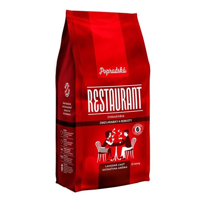 Káva Popradská RESTAURANT zrnková 1kg BOP