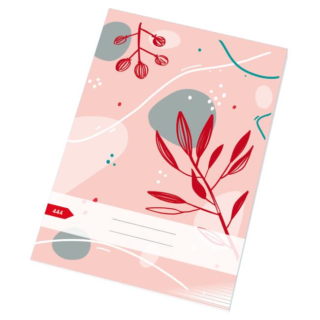 Sešit 444, A4, 40 listů, linkovaný