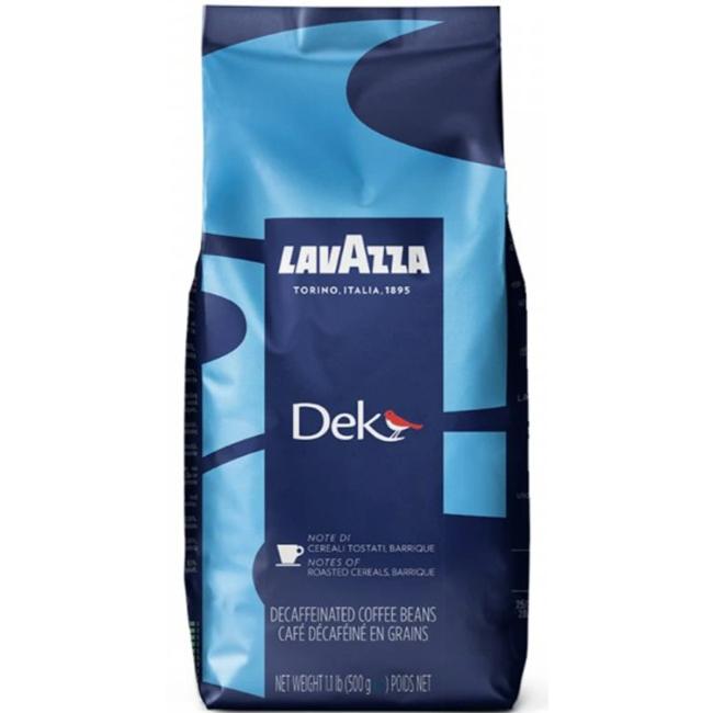 Káva LAVAZZA DEK bezkofeinová, zrnková, 500g