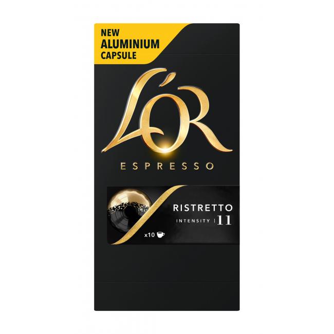 [PT529210] Kapsle L´OR Ristretto 10 kapslí 52 g
