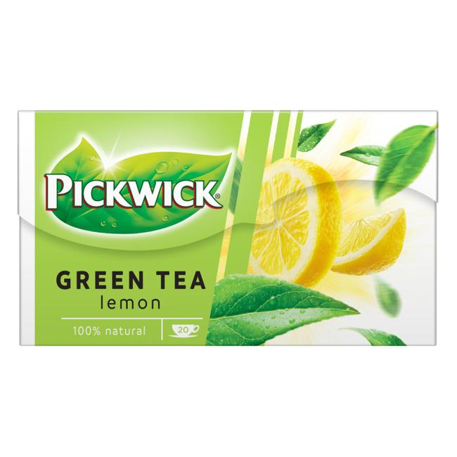 Čaj PICKWICK zelený s citronem HB 20 x 2g