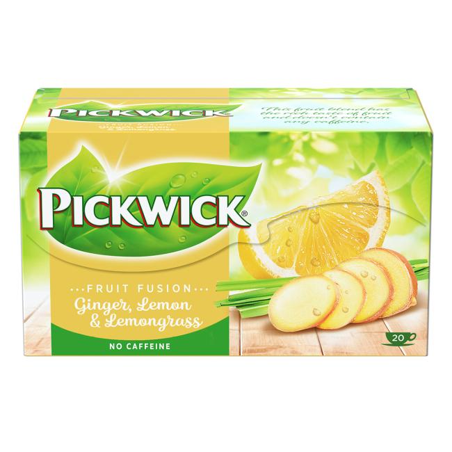 [PT604029] Čaj PICKWICK zázvor s citronem a citrónovou trávou HB 20 x 2g