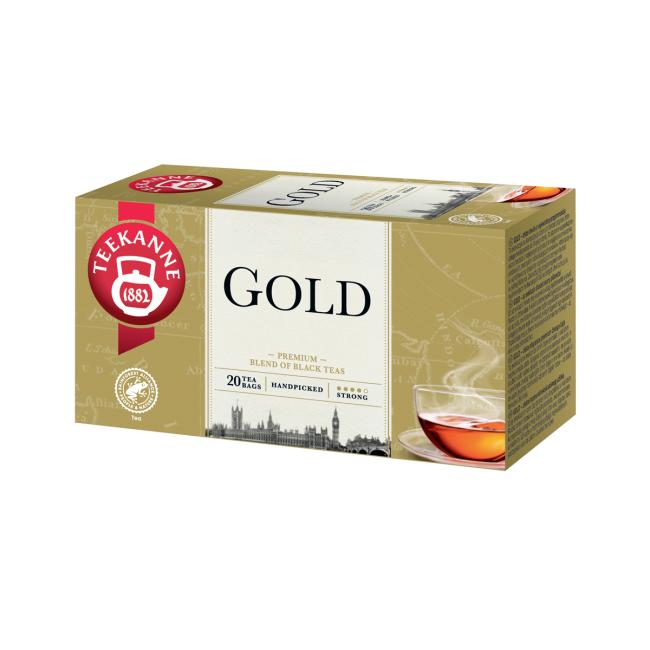 [PT604582] Čaj TEEKANNE černý Gold HB 20 x 2g