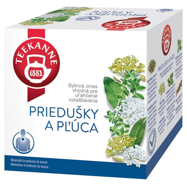 Čaj TEEKANNE bylinný Průdušky a plíce HB 10 x 2g