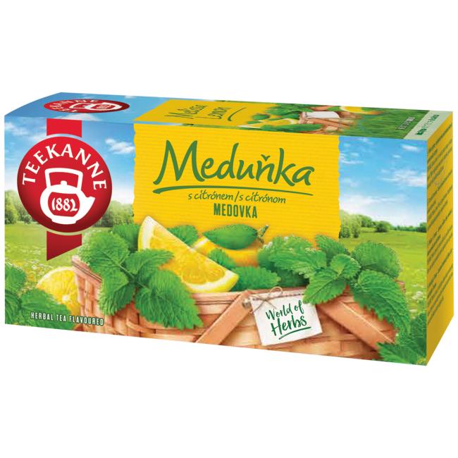 Čaj TEEKANNE bylinný Meduňka/citron HB 20 x 1,5g